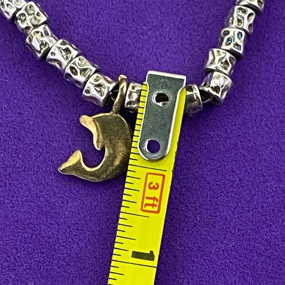 💛 DoDo Jewelry Sterling Station Bracelet | Silver Beads & Gold Animal Charms - Picture 7 of 11